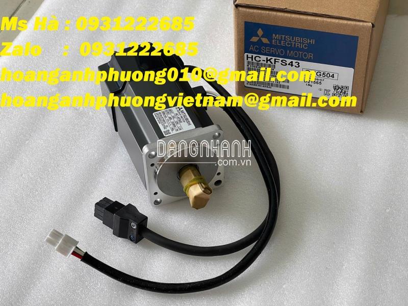 Motor mitsubishi HC-KFS43 độ chính xác cao - tối ưu hóa 