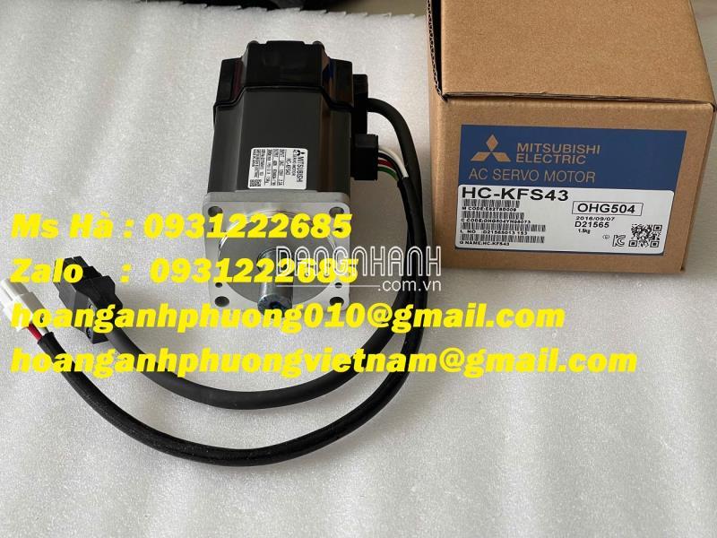 Motor mitsubishi HC-KFS43 độ chính xác cao - tối ưu hóa 