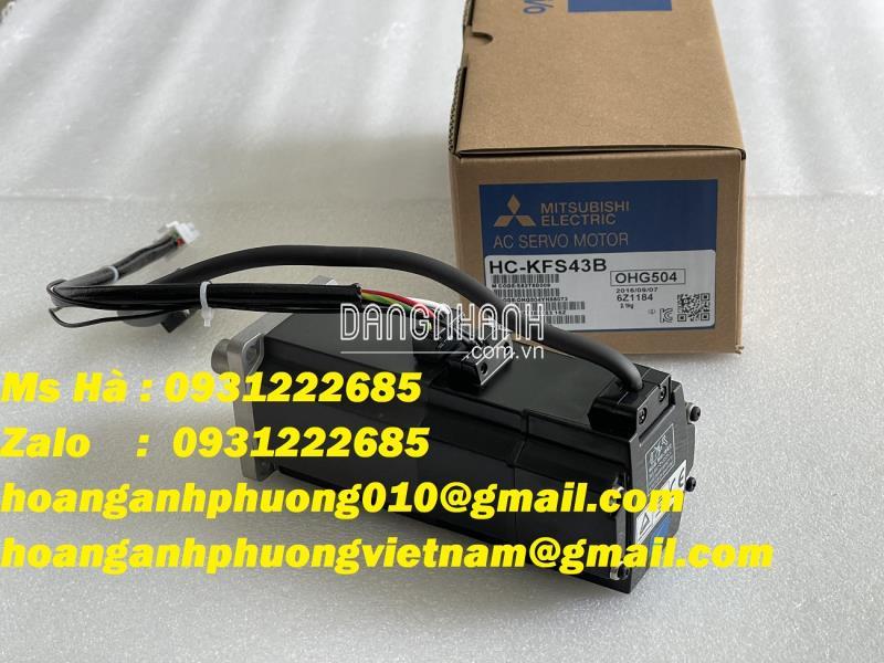 Có thắng - Động cơ Mitsubishi HC-KFS43B - chốt ngay 