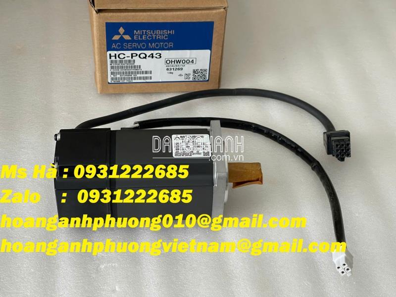 Cung cấp vật tư Điện tự động hóa - servo motor HC-PQ43 mitsubishi 