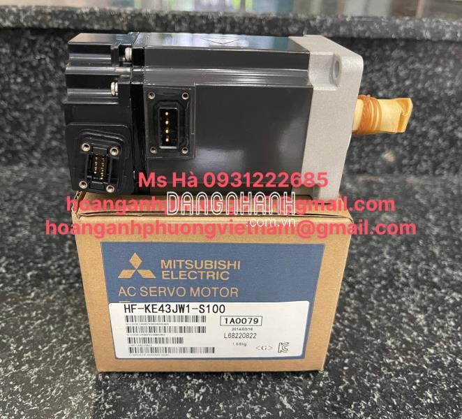 Servo 0.4kW mitsubishi HF-KE43JW1-S100 hàng mới 100%