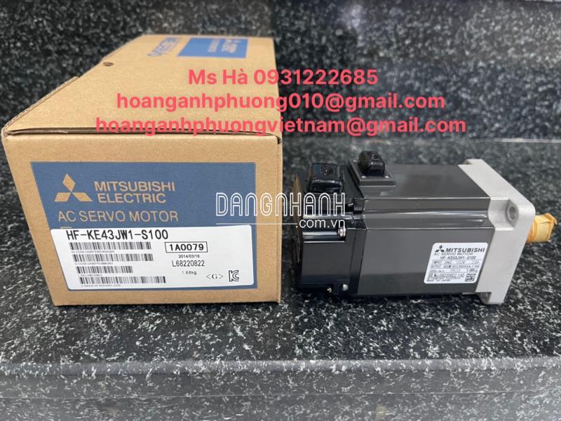 Servo 0.4kW mitsubishi HF-KE43JW1-S100 hàng mới 100%