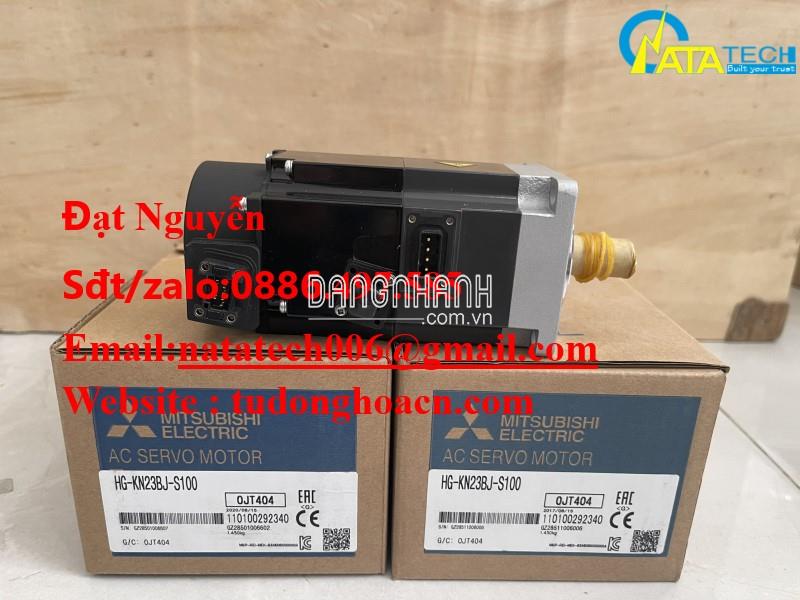 HG-KN23BJ-S100 bộ động cơ có thắng chống dầu chính hãng Mitsubishi mới 