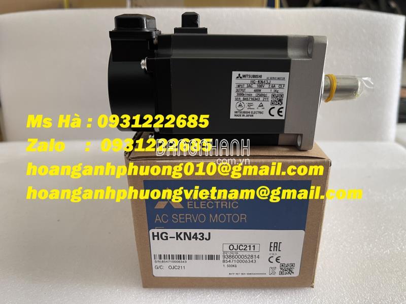 Mitsubishi servo 400W HG-KN43J giá tốt toàn quốc 