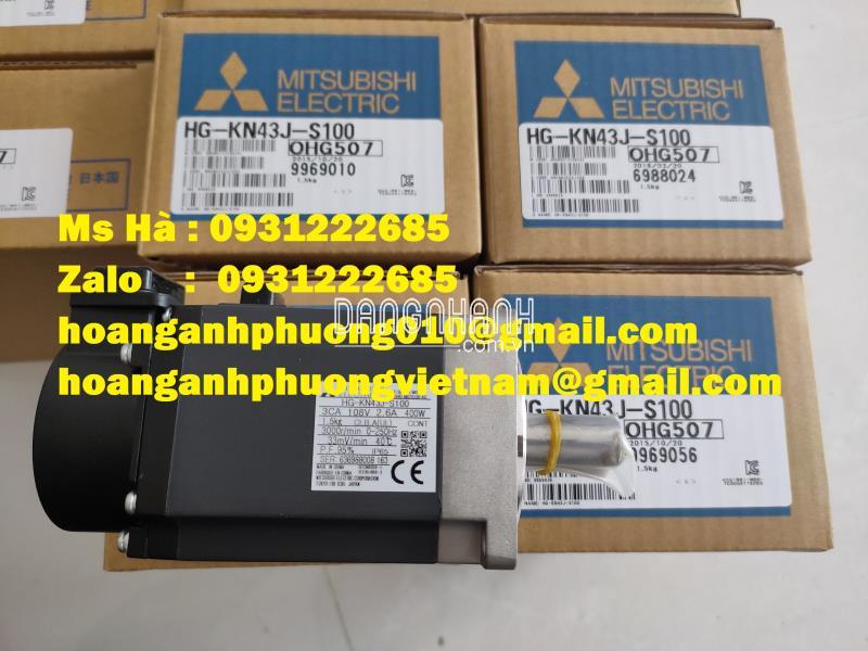 Mitsubishi servo 400W HG-KN43J giá tốt toàn quốc 