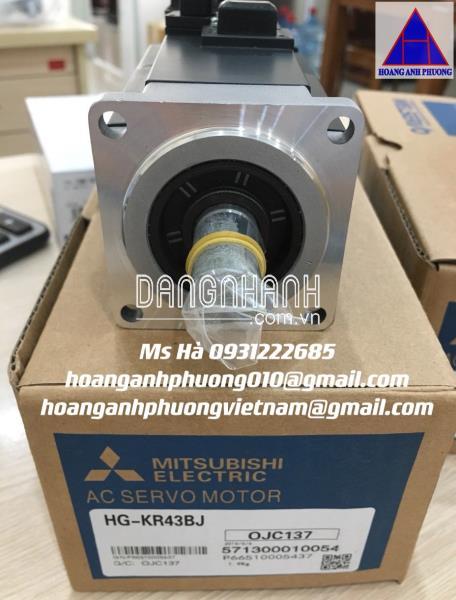 Chuyên các dòng motor 400W mitsubishi HG-KR43BJ