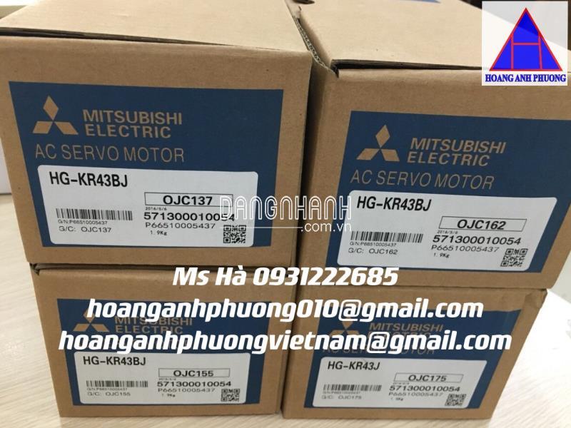 Chuyên các dòng motor 400W mitsubishi HG-KR43BJ