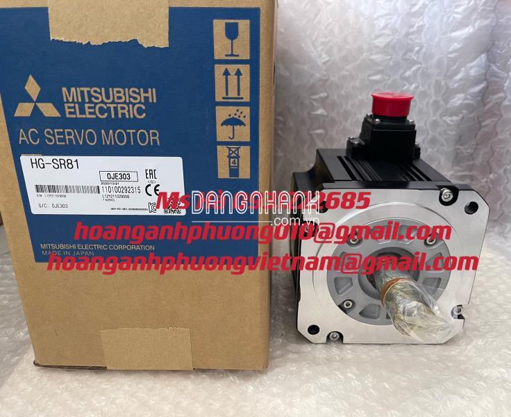 Động cơ 0.85kW 220V hãng mitsubishi HG-SR81 