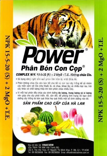 CON CỌP NPK 15-5-20 +Te + 2Mgo