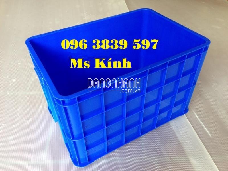 Sóng nhựa bít 3t9, thùng nhựa đặc cao 39cm đựng hàng - 096 3839 597 Ms Kính