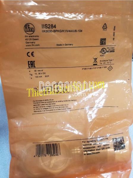 Cảm biến tiệm cận IFM IIS284 -Cty Thiết Bị Điện Số 1