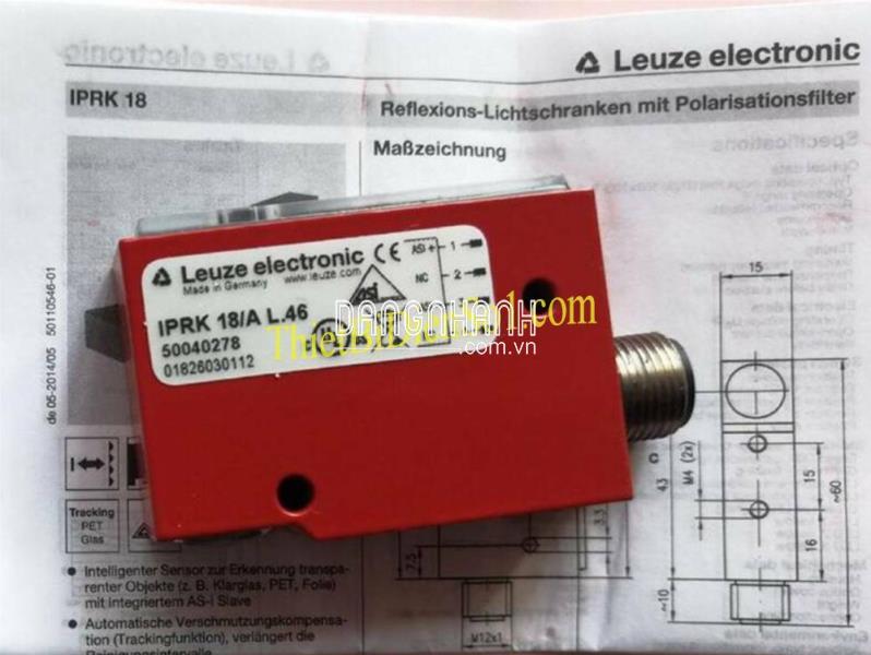 Cảm biến quang Leuze IPRK 18/A L.46 50040278 -Cty Thiết Bị Điện Số 1