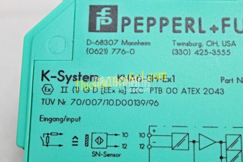 Bộ khuếch đại Pepperl & Fuchs KHA6-SH-Ex1 -Cty Thiết Bị Điện Số 1