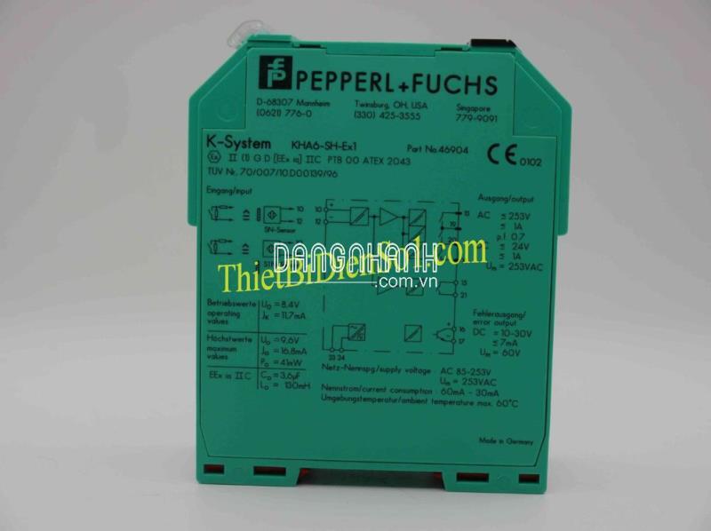 Bộ khuếch đại Pepperl & Fuchs KHA6-SH-Ex1 -Cty Thiết Bị Điện Số 1