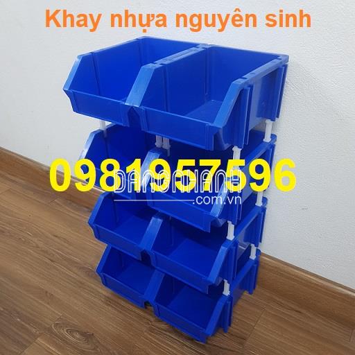 Khay nhựa nguyên sinh, khay đựng linh kiện phụ tùng, ốc vít