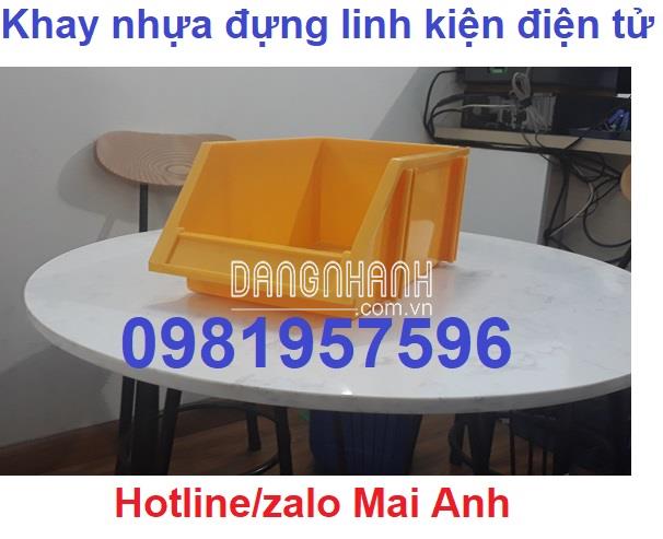 Khay nhựa đựng linh kiện điện tử nhựa nguyên sinh chính phẩm bền bỉ