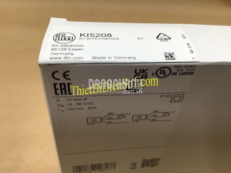 Cảm biến điện dung IFM KI5208 -Cty Thiết Bị Điện Số 1