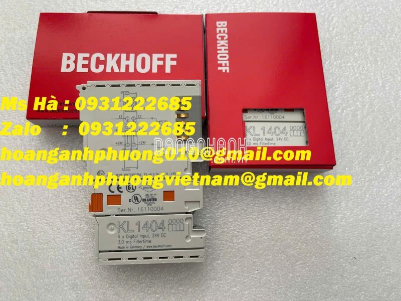 Thiết bị đầu cuối KL1404 beckhoff 24 VDC nhập mới 