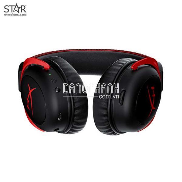 Tai Nghe Kingston HyperX Cloud II Wireless (HHSC2X-BA-RD/G) (Đen Đỏ)