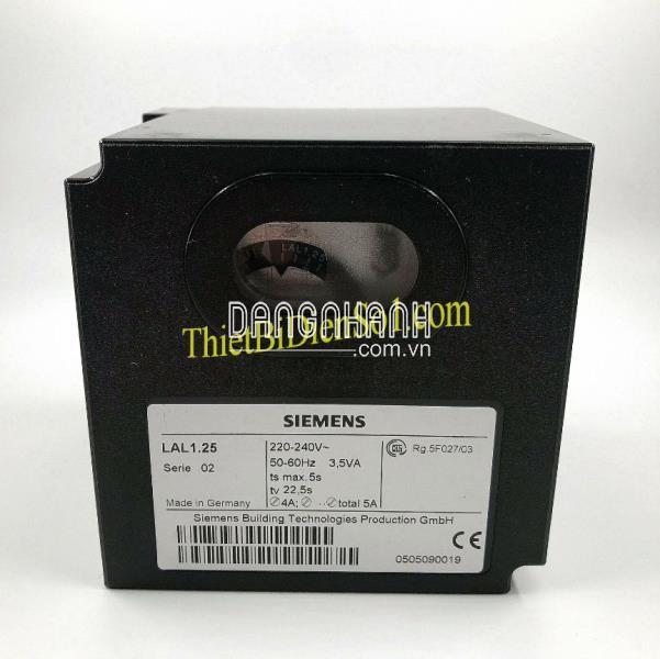 Hộp kiểm soát đầu đốt Siemens LAL 1.25 -Cty Thiết Bị Điện Số 1