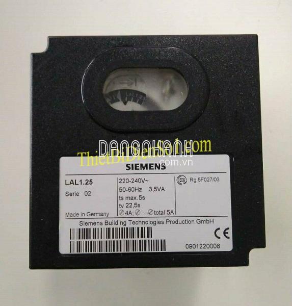 Hộp kiểm soát đầu đốt Siemens LAL 1.25 -Cty Thiết Bị Điện Số 1