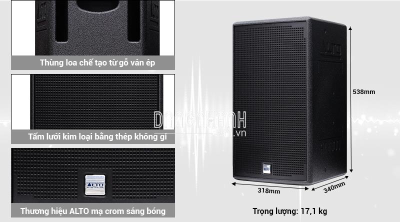Loa karaoke Alto AT1000 (full bass 25cm)