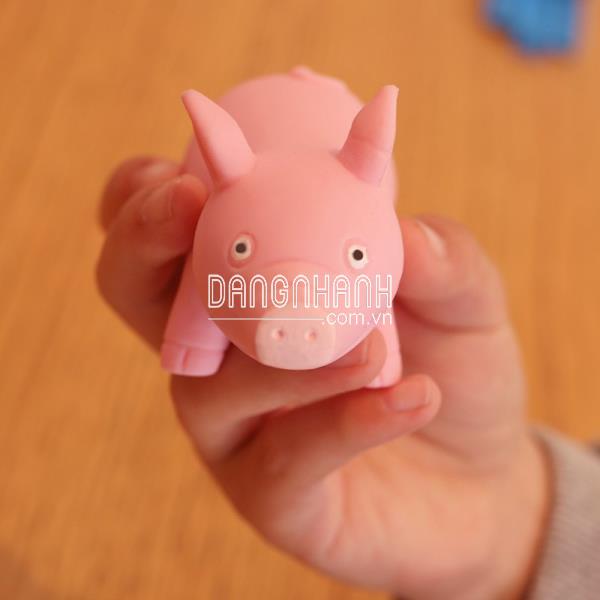 Đồ Chơi Con Lợn, Con Heo Hồng Dẻo Dễ Thương Giúp Xả Stress Thư Giản