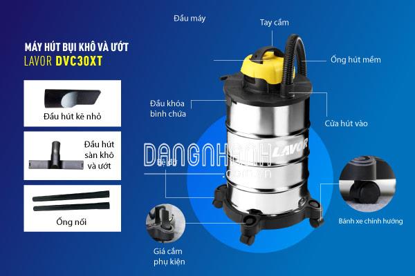 Máy hút bụi khô và ướt DVC30XT