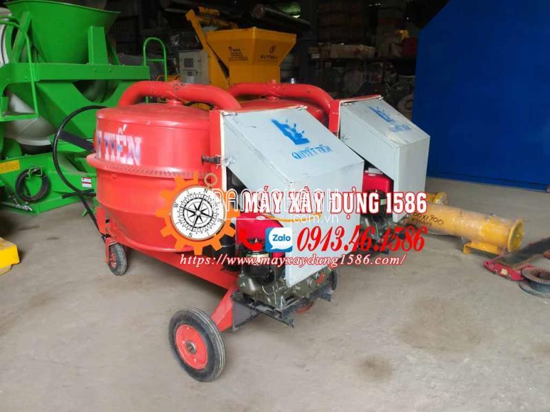 Máy trộn vữa lật nghiêng 200L - 350L