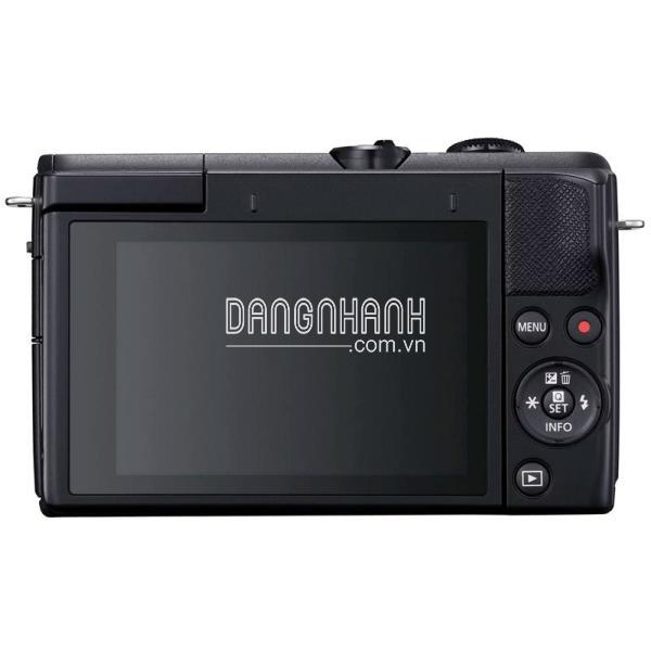 MÁY ẢNH CANON EOS M200 KIT EF-M15-45MM F3.5-6.3 IS STM + EF-M 22MM F2 STM - ĐEN