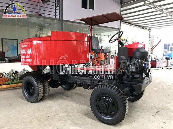 Máy trộn bê tông tự hành 12 bao 2 cầu Hồng Hà