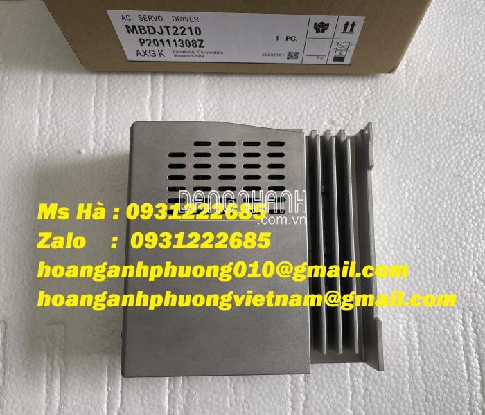 Chính hãng servo motor 400W MBDJT2210 Panasonic 