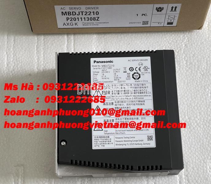 Chính hãng servo motor 400W MBDJT2210 Panasonic 