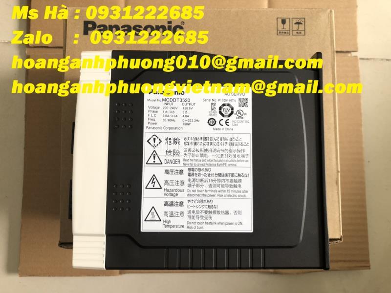 Servo driver MCDDT3520 công suất 750W panasonic 