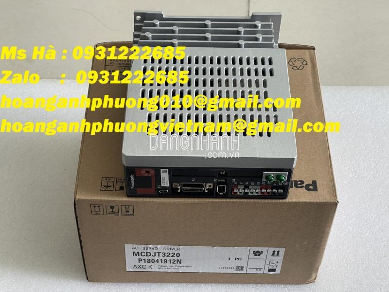 AC servo 750W MCDJT3220 panasonic - điều khiển động cơ 