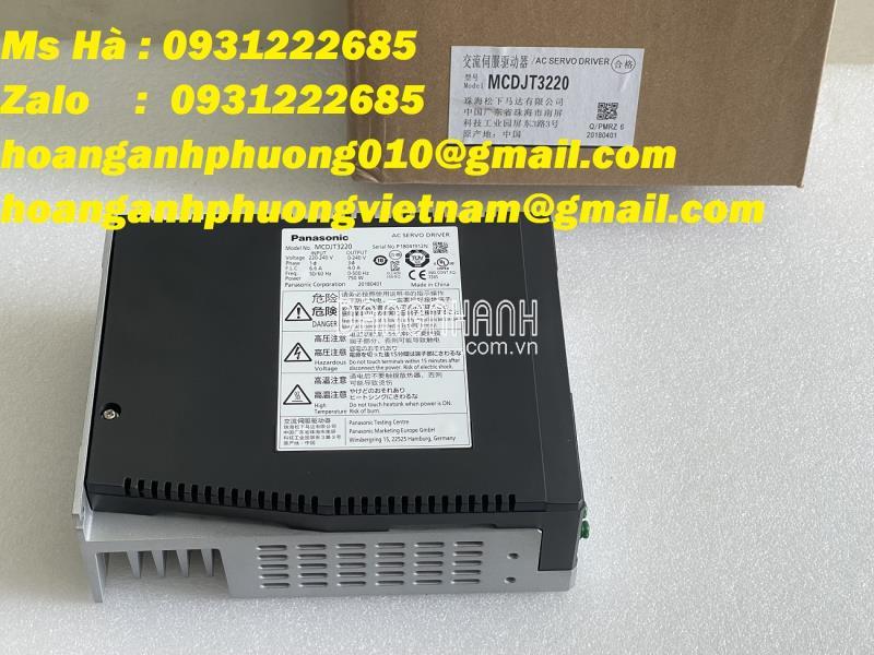 AC servo 750W MCDJT3220 panasonic - điều khiển động cơ 