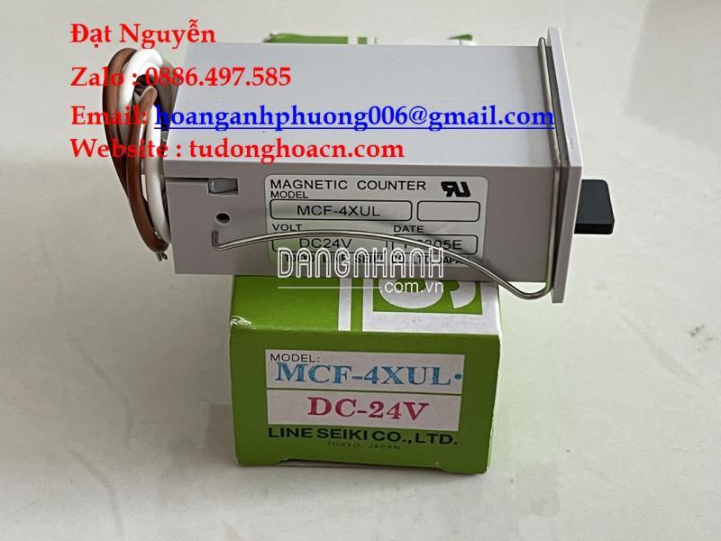 MCF-4XUL DC24V bộ thiết bị đếm hãng Line Seiki