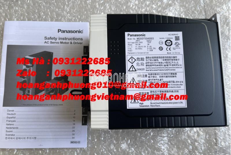 Chuyên bán thiết bị điện dòng Panasonic MDDDT5540003 servo 