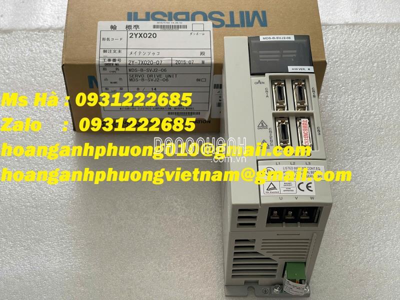 Bộ điều khiển servo 600W nhỏ gọn MDS-B-SVJ2-06 mitsubishi 