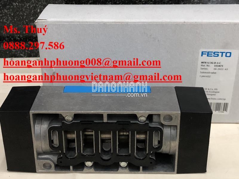 Festo giá tốt - Van điện từ MFH-5/3G-D-3-C - Hàng nhập