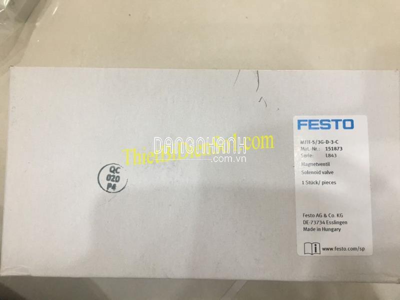 Van điện từ Festo MFH-5/3G-D-3-C 151873 -Cty Thiết Bị Điện Số 1