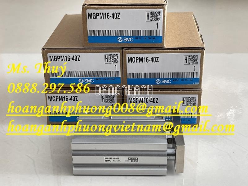 Xi lanh khí nén MGPM16-40Z - Chuyên hàng SMC - Toàn quốc