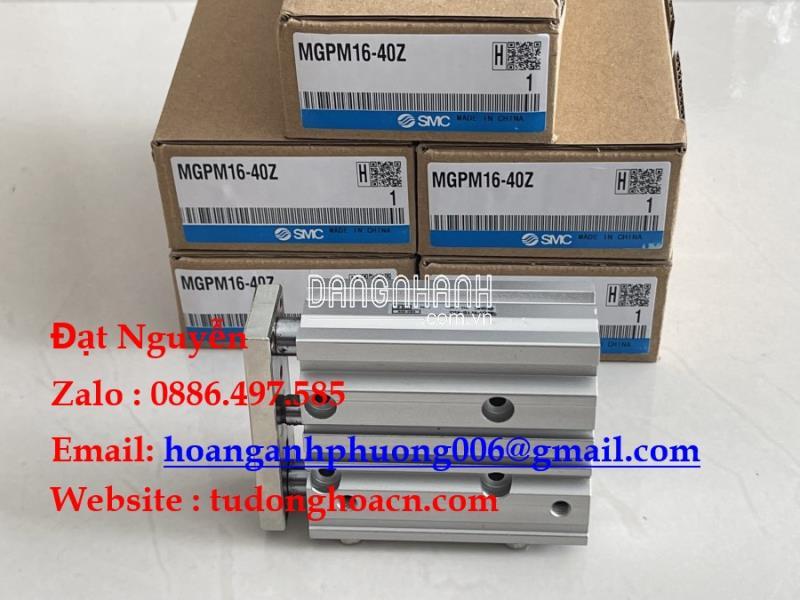 MGPM16-40Z bộ xi lanh dạng trục mới chính hãng SMC