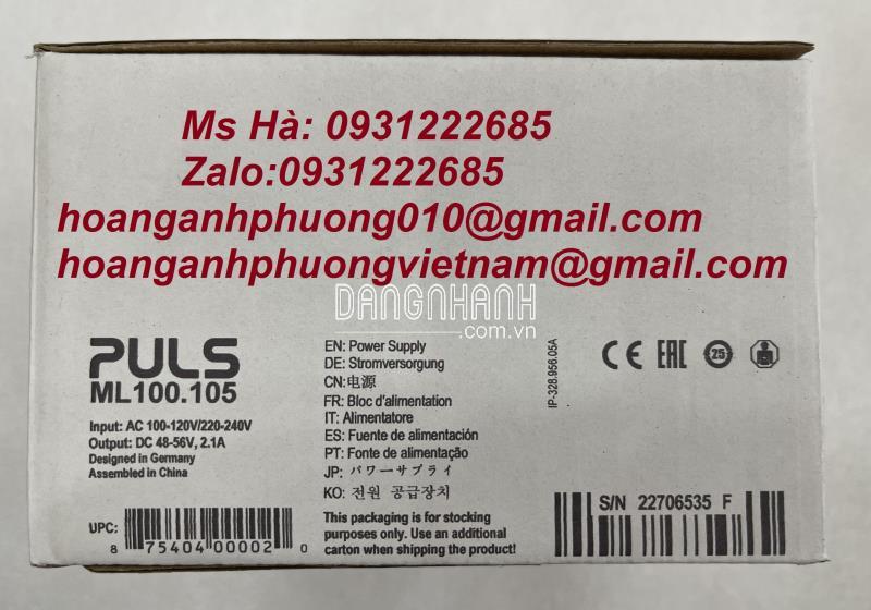 Nhận báo giá tốt dòng Puls ML100.105 - Hoàng Anh Phương 