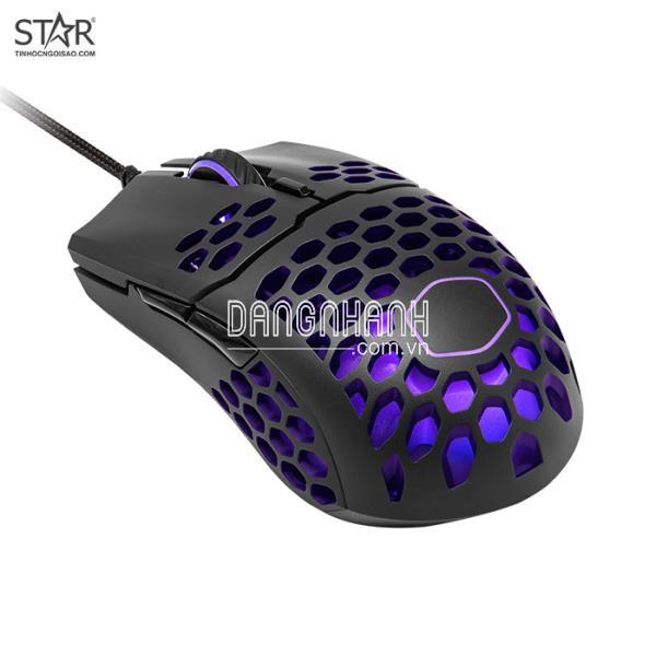 Chuột Cooler Master MM711 RGB Matte Black (Đen) MM-711-KKOL1