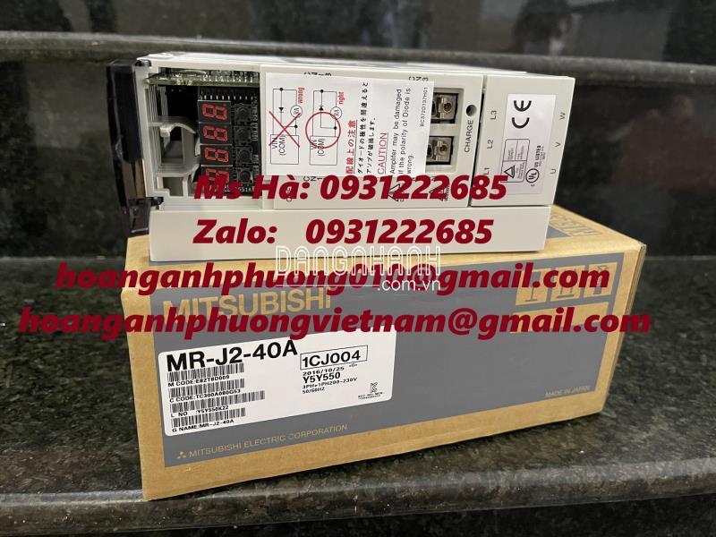 MR-J2-40A mitsubishi bảo hành 12 tháng - bộ điều khiển động cơ 