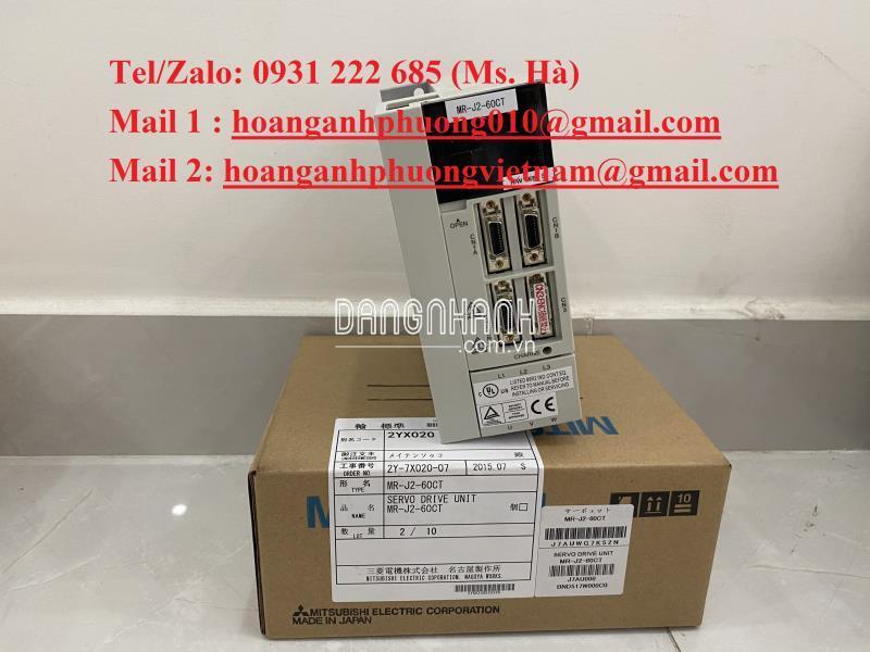 Servo driver chính hãng 100% mitsubishi MR-J2-60CT