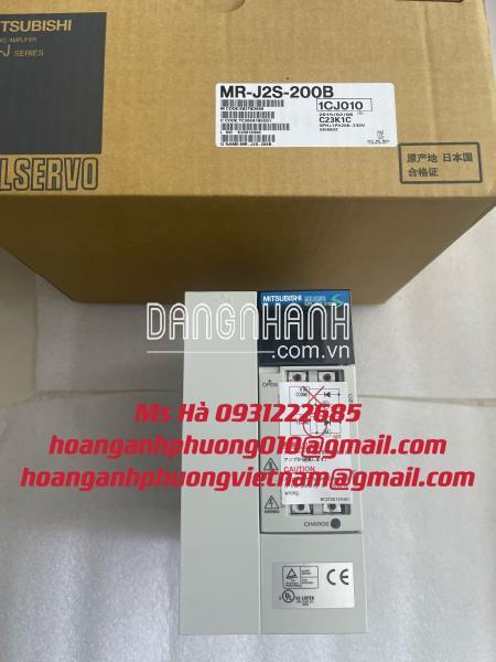 Chính hãng 100% | Bộ driver MR-J2S-200B | hãng mitsubishi 