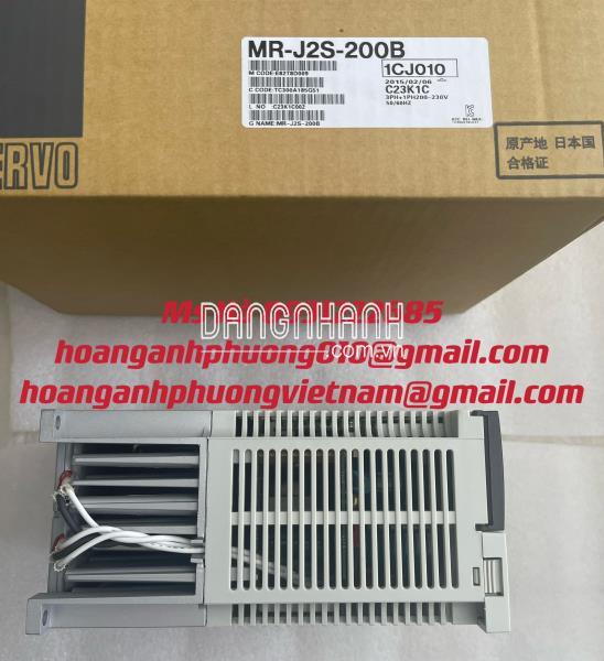 Chính hãng 100% | Bộ driver MR-J2S-200B | hãng mitsubishi 