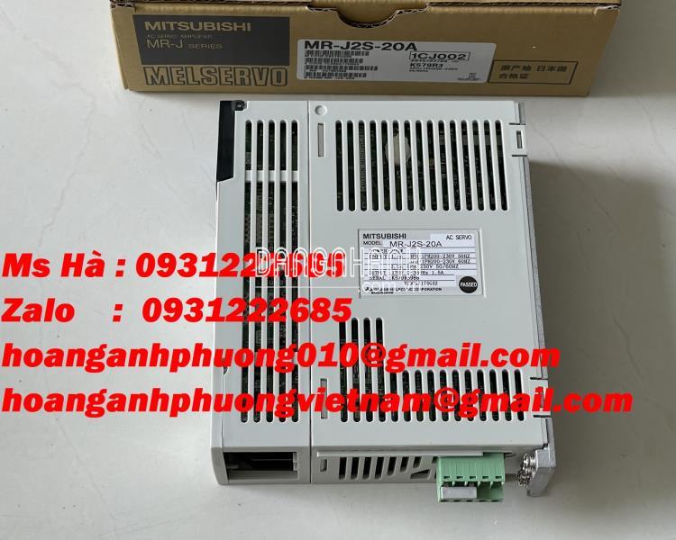 Nhập chính hãng mitsubishi MR-J2S-20A bộ điều khiển động cơ 